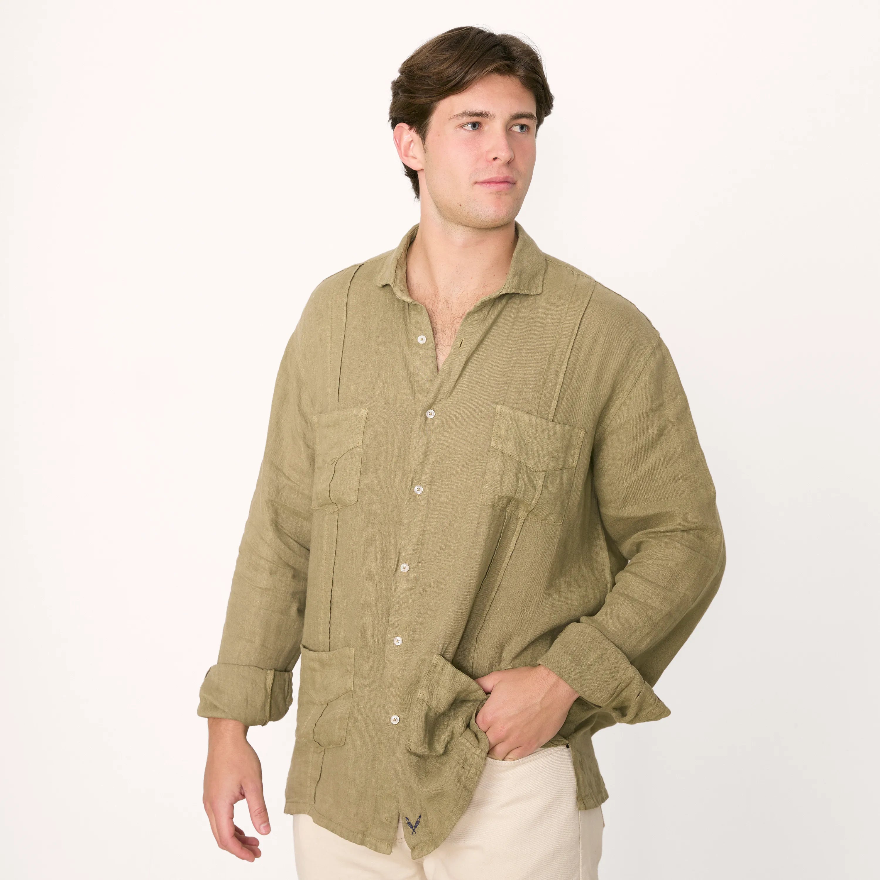 Guayabera Caqui