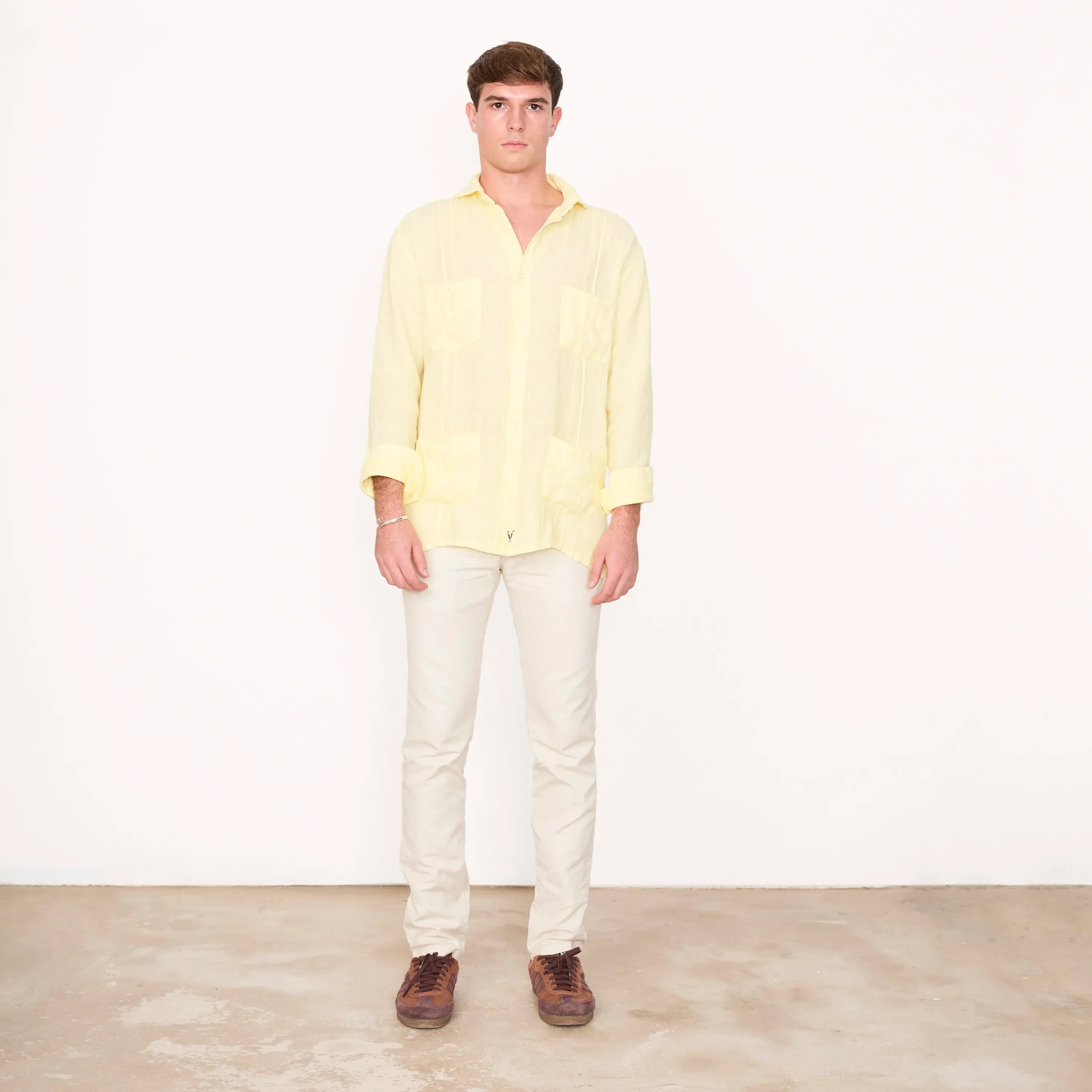 guayabera amarilla bvmprs brand