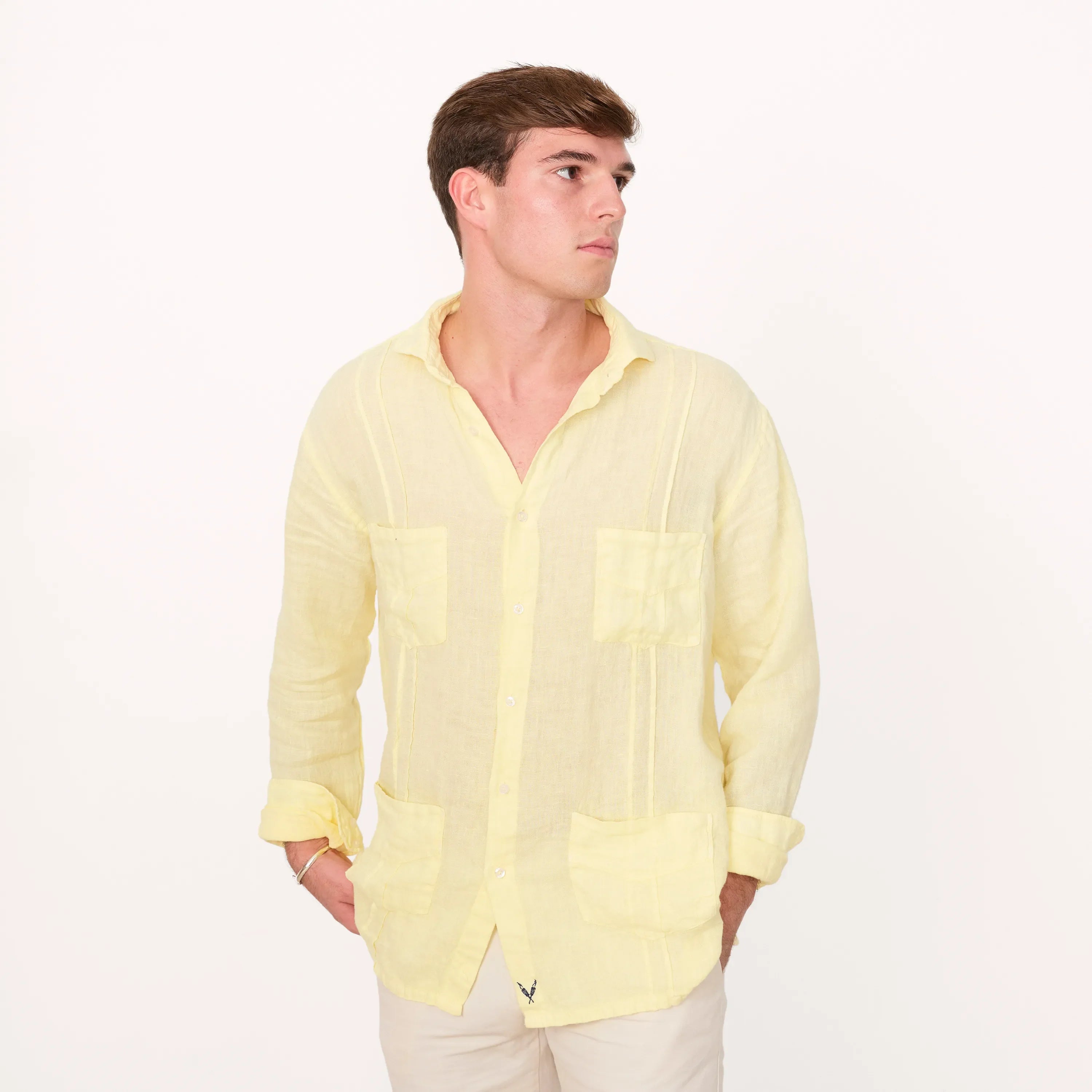 guayabera amarilla bvmprs brand