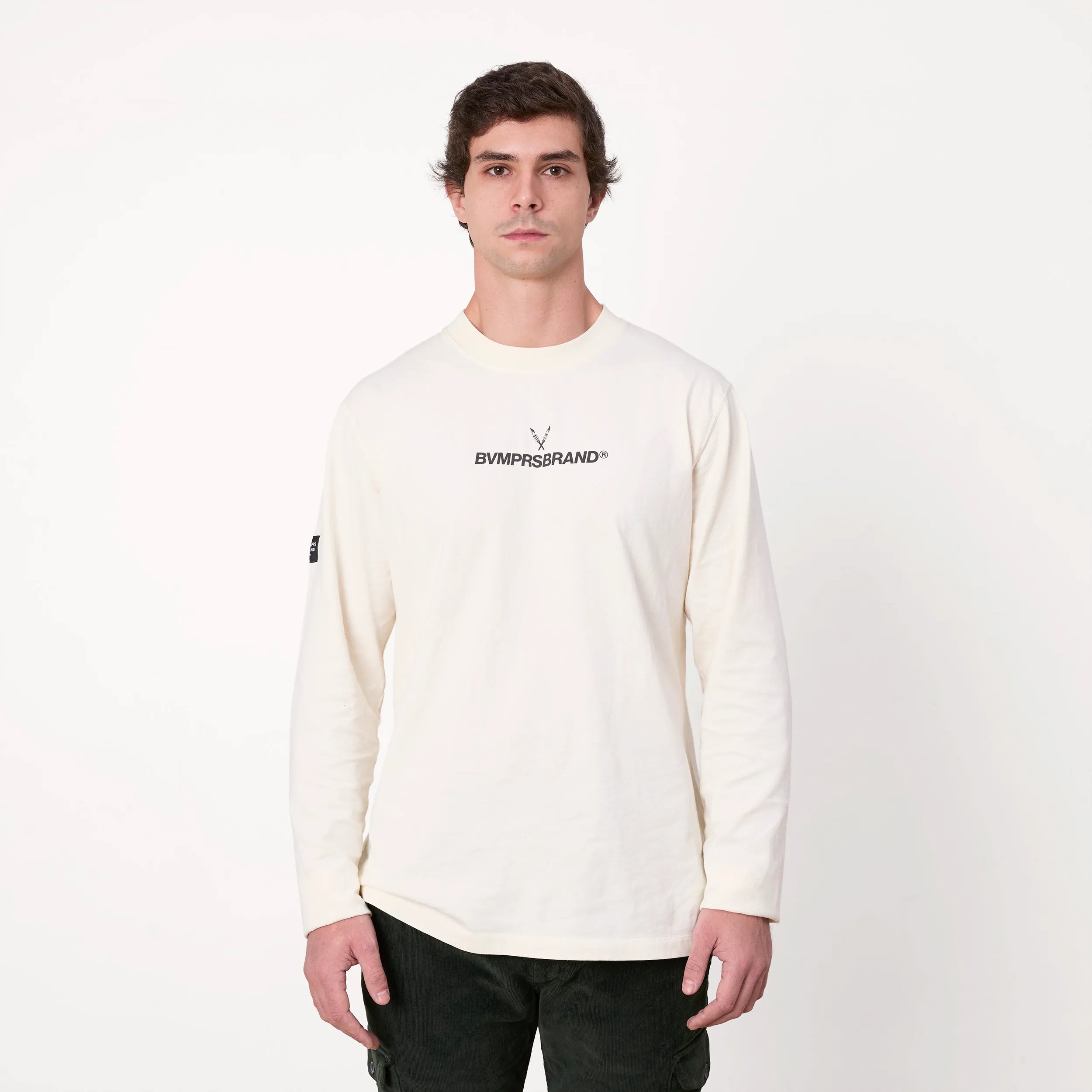 Playera Manga Larga Off-White