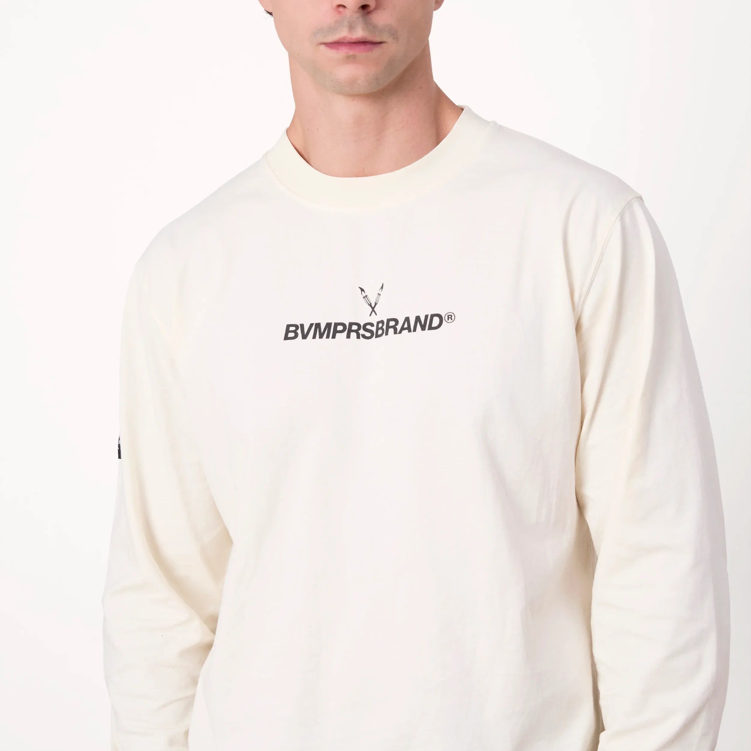 Playera Manga Larga Off-White