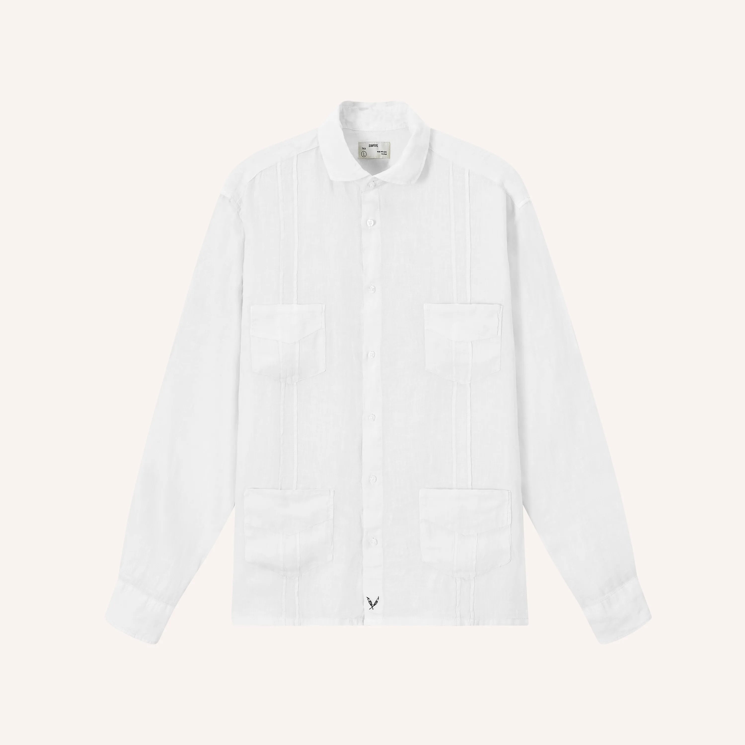 guayabera blanca bvmprs brand