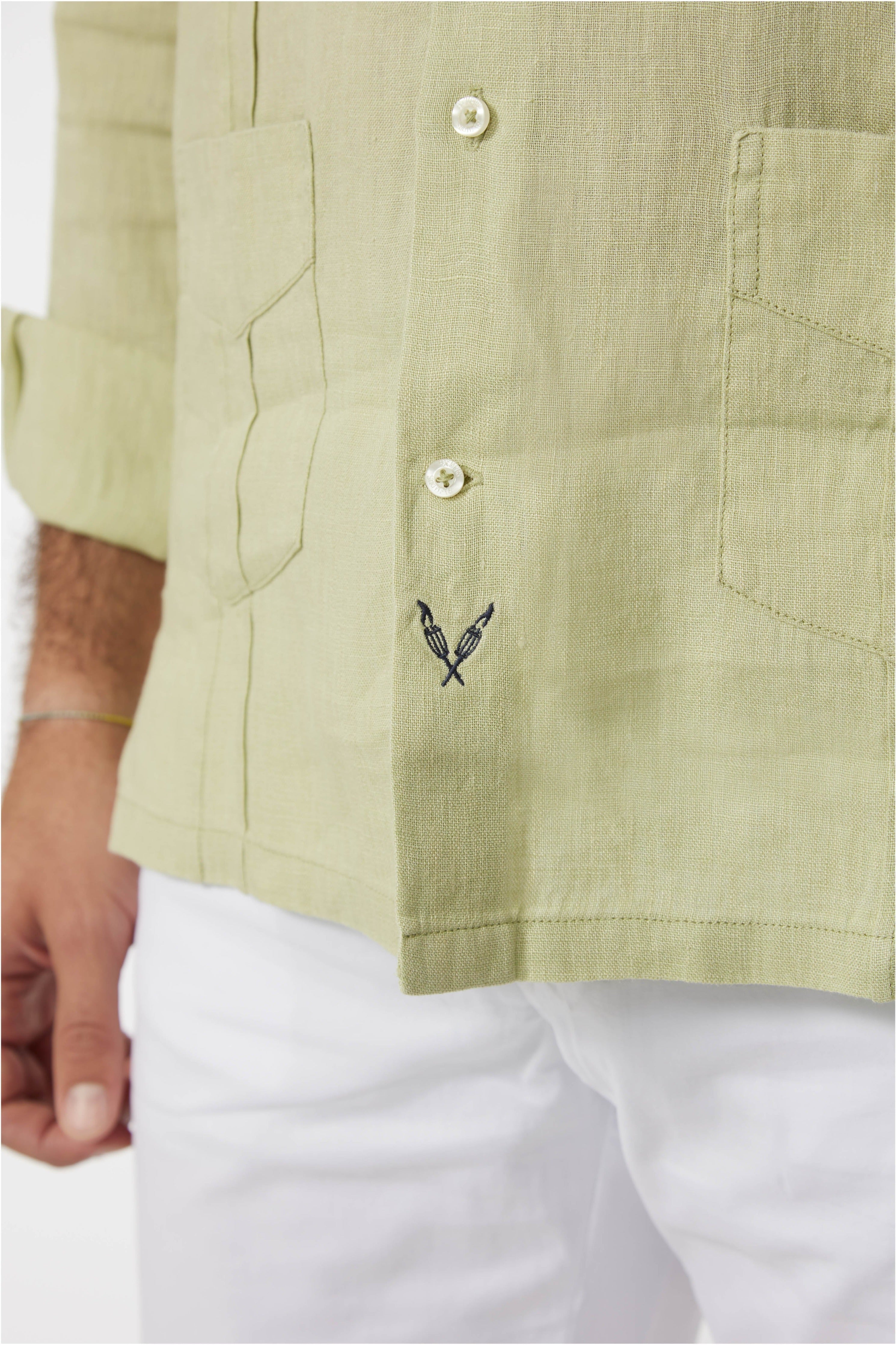 guayabera verde lima bvmprs brand
