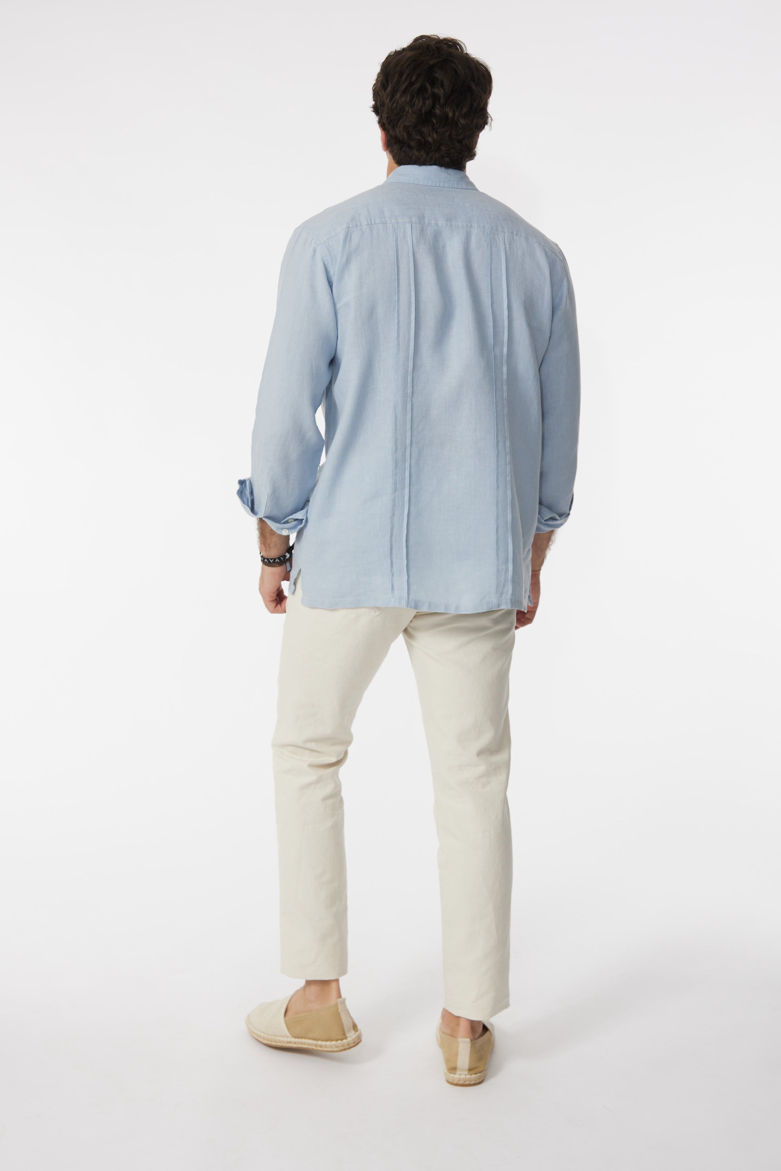 Guayabera Azul Soft