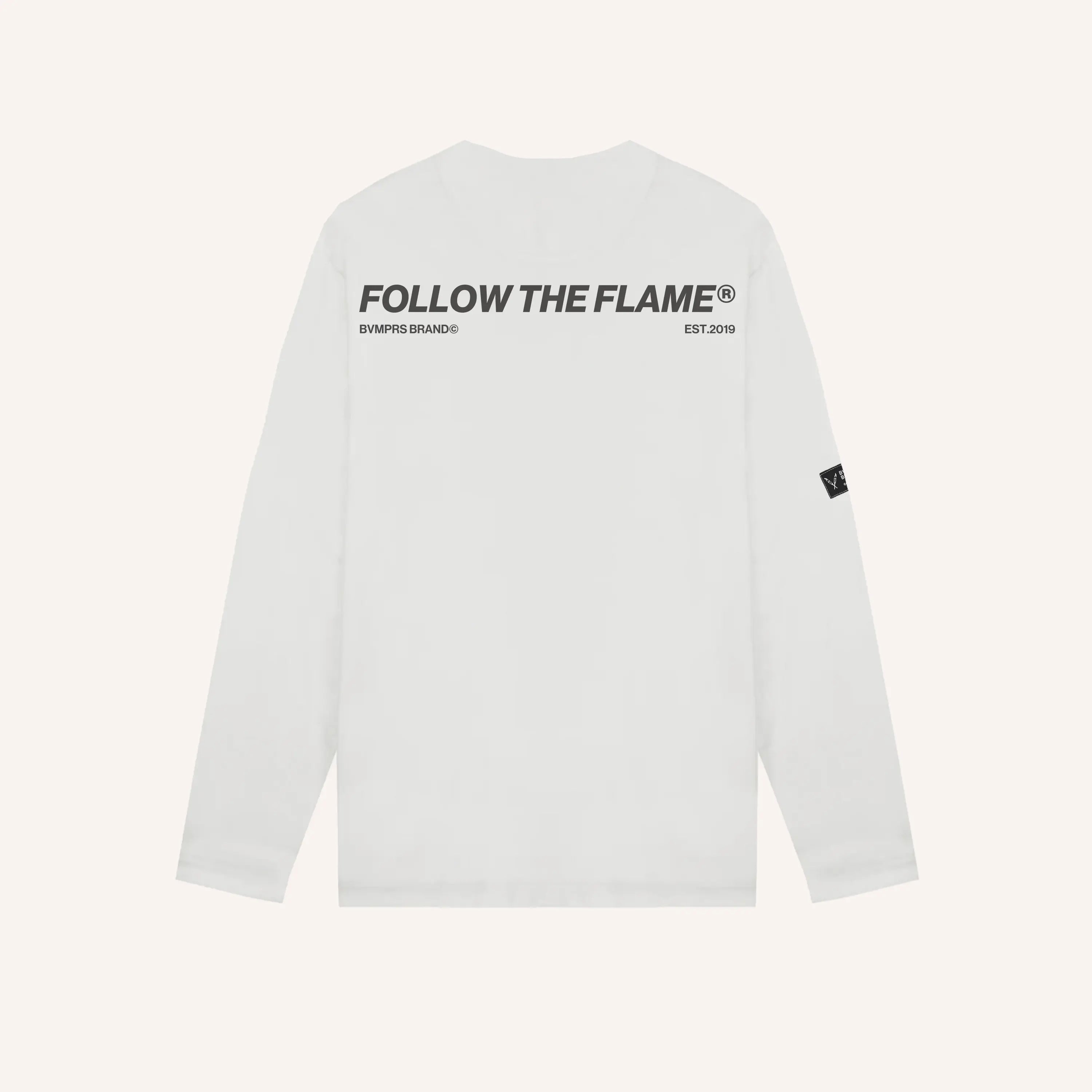 Playera Manga Larga Off-White