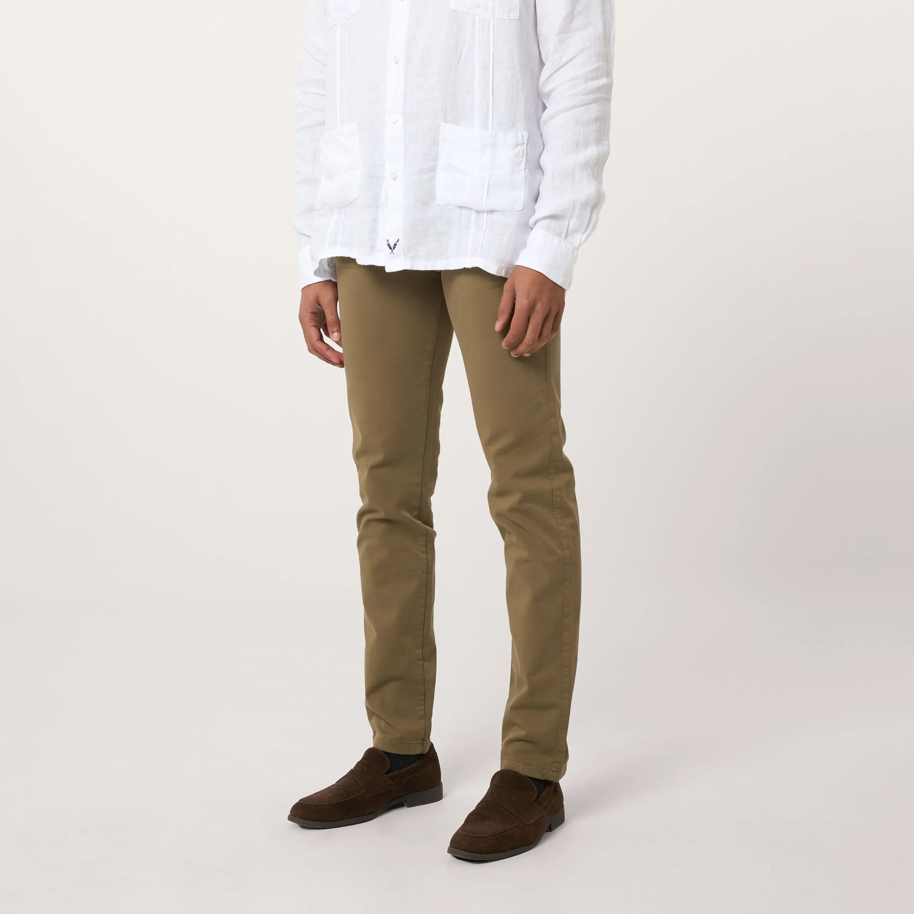Pantalón Chino Casual Caqui