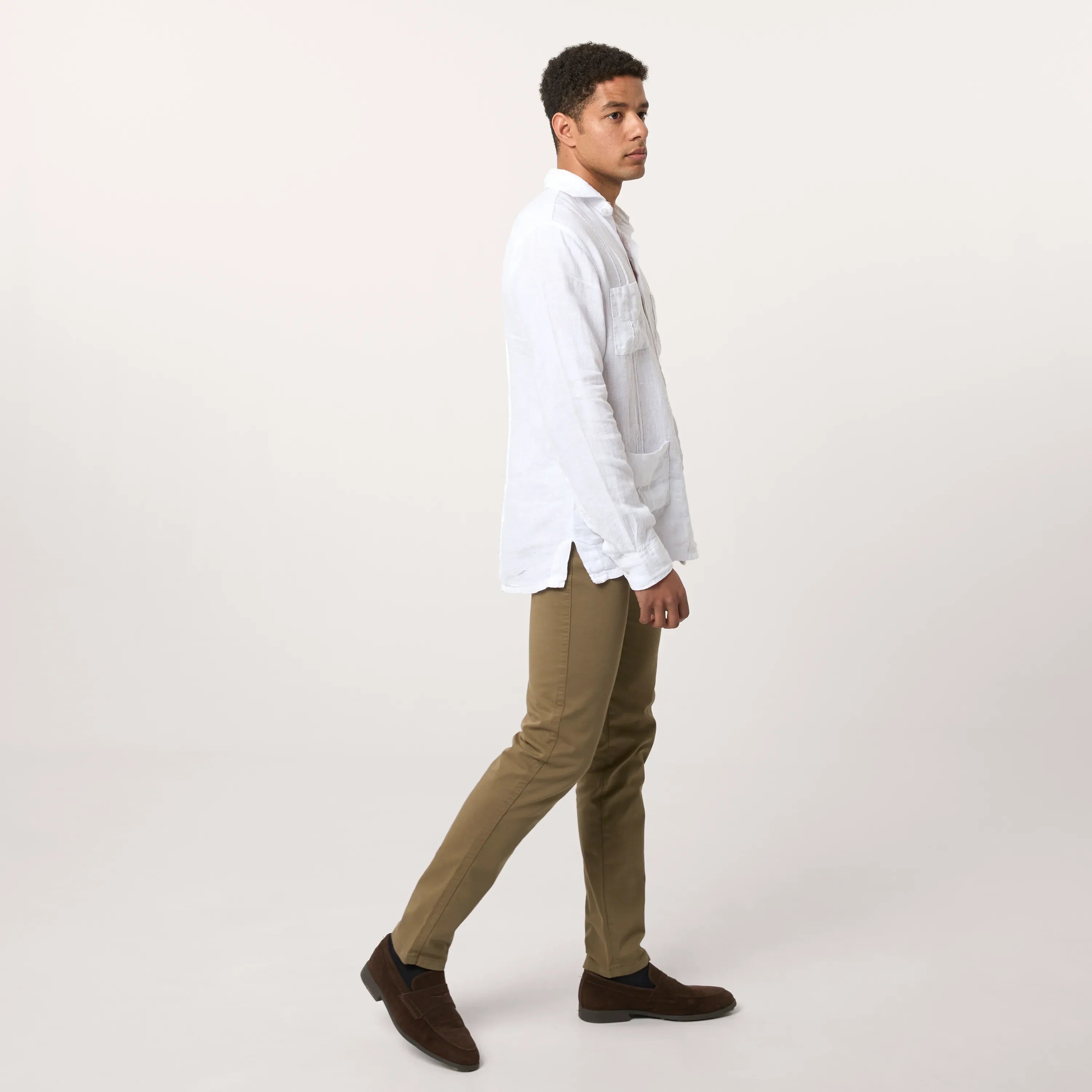 Pantalón Chino Casual Caqui