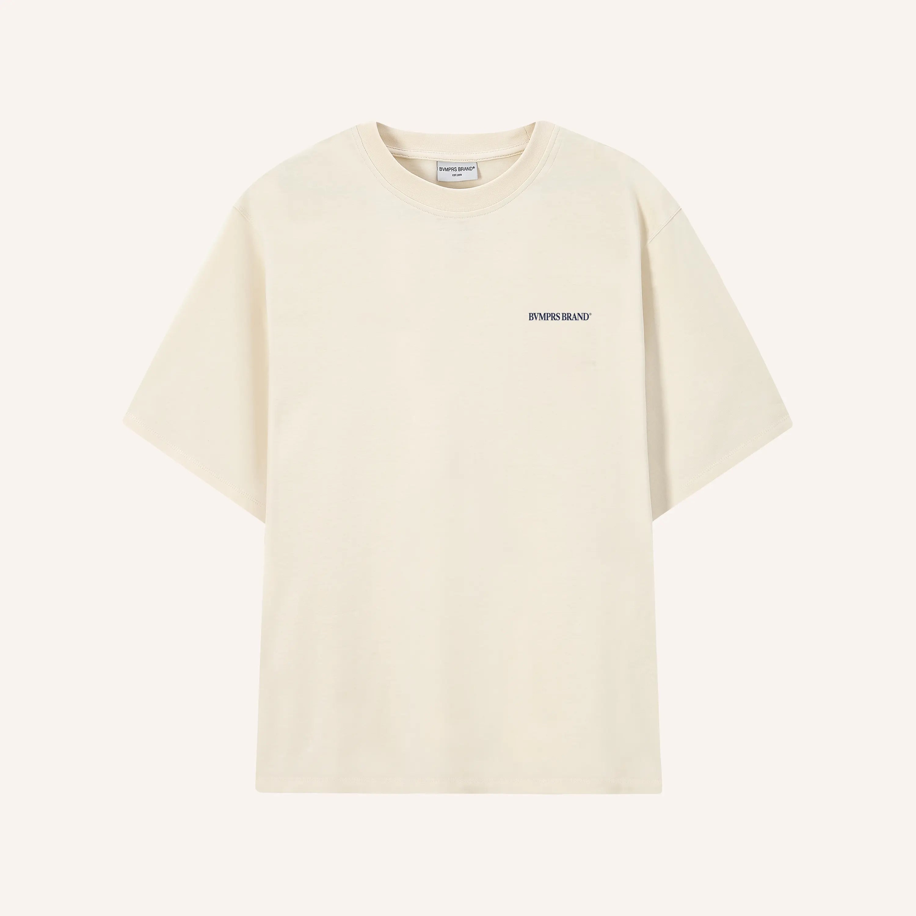 Camiseta Básica Logo Beige