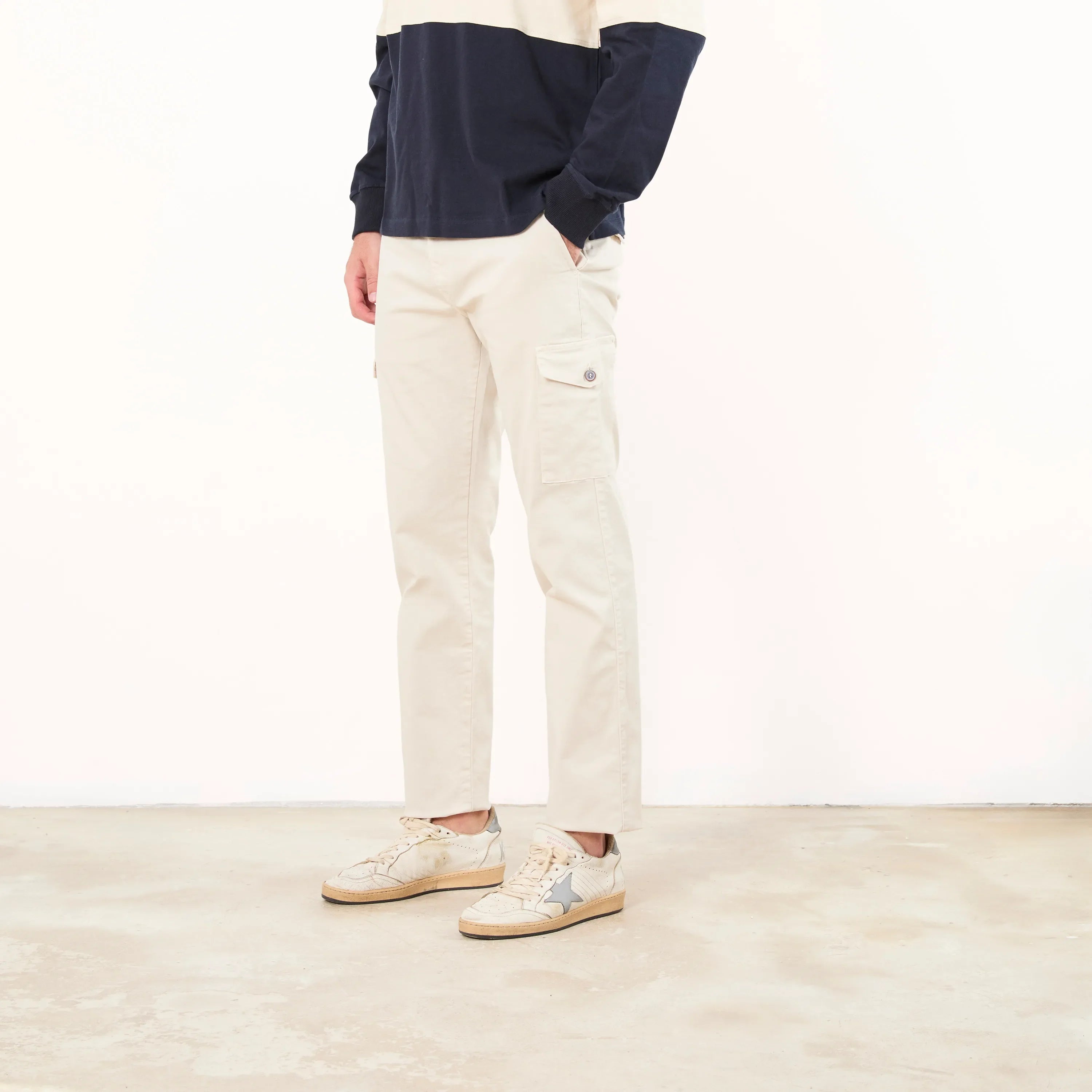 Pantalón Cargo Beige
