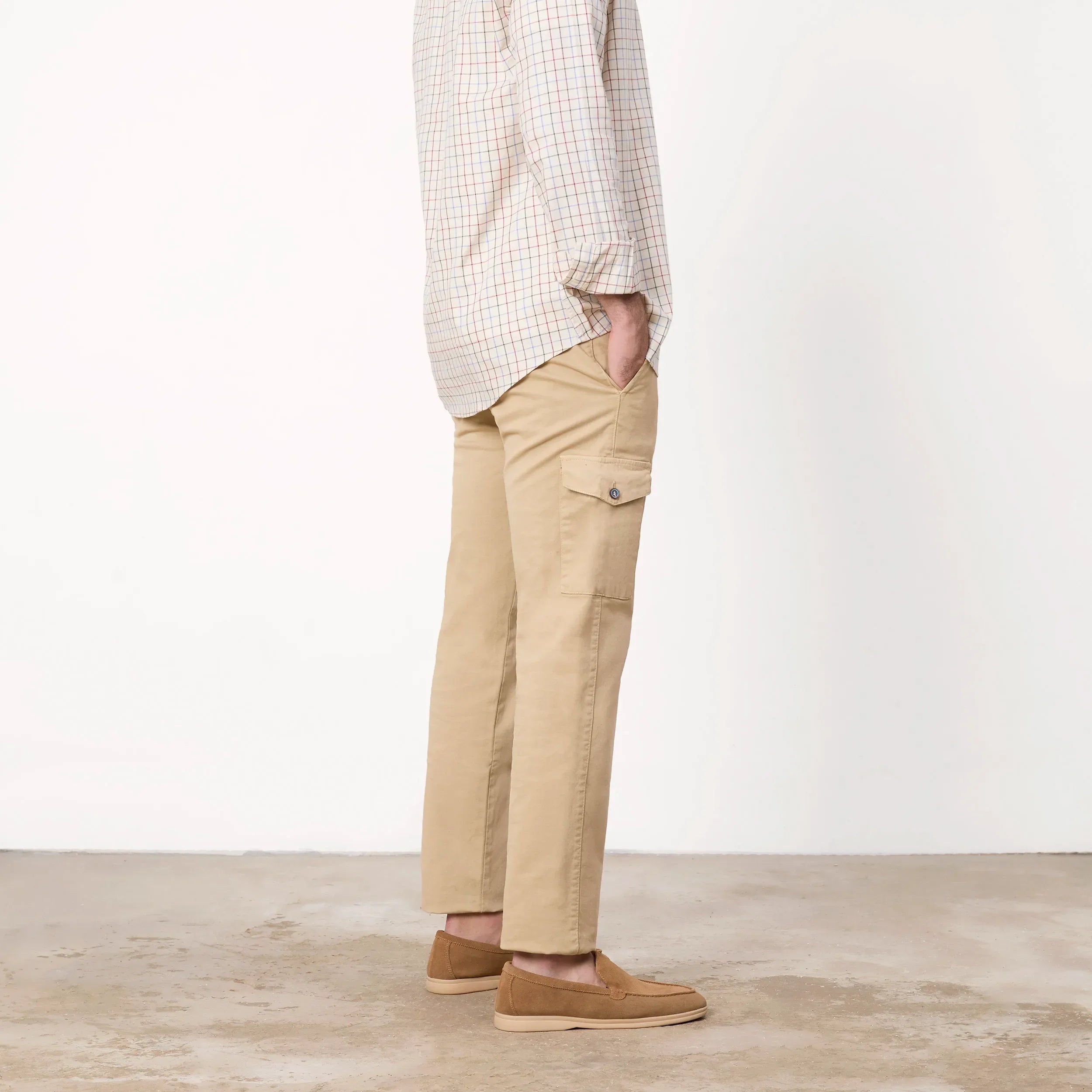 Pantalón Cargo Camel