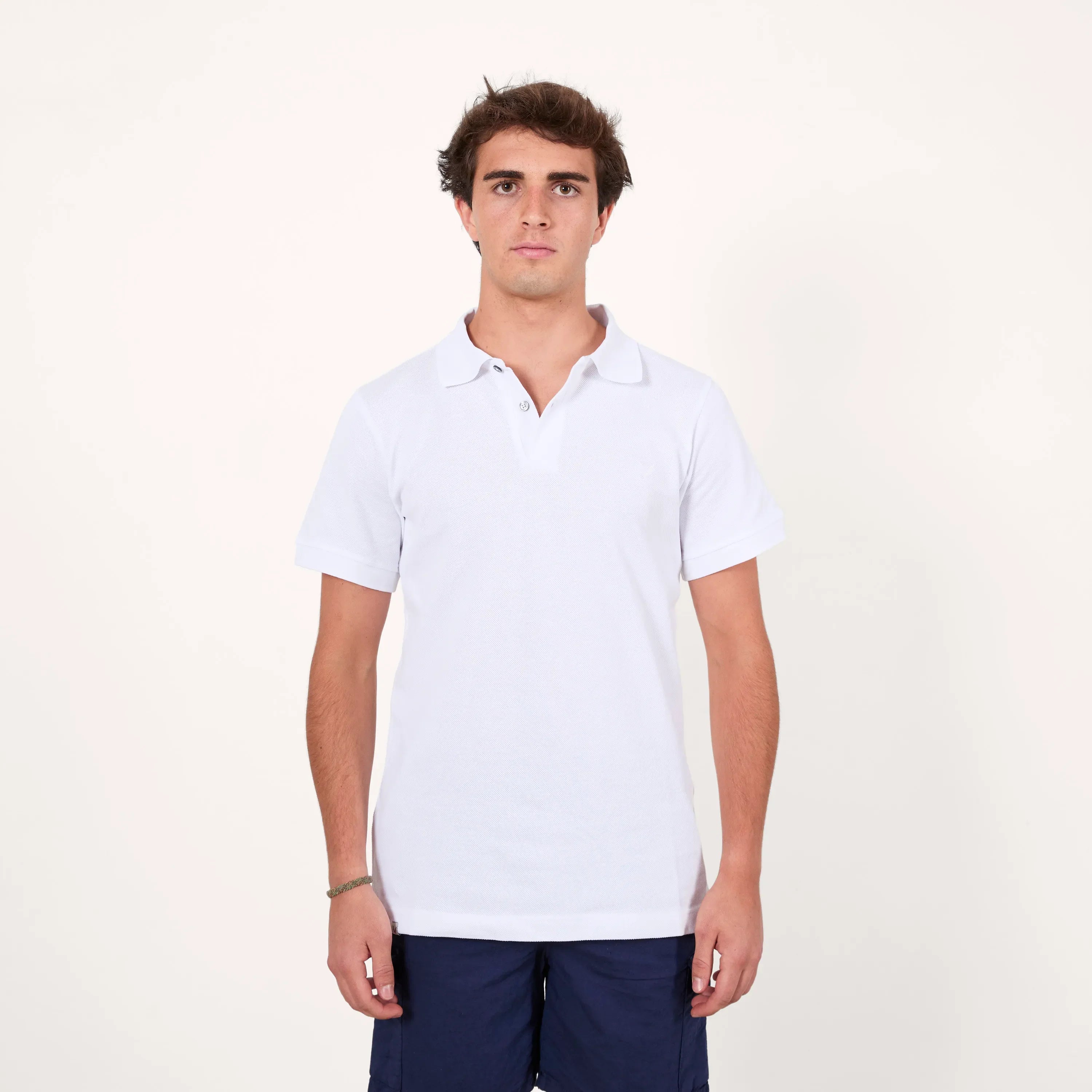 Polo básico blanco