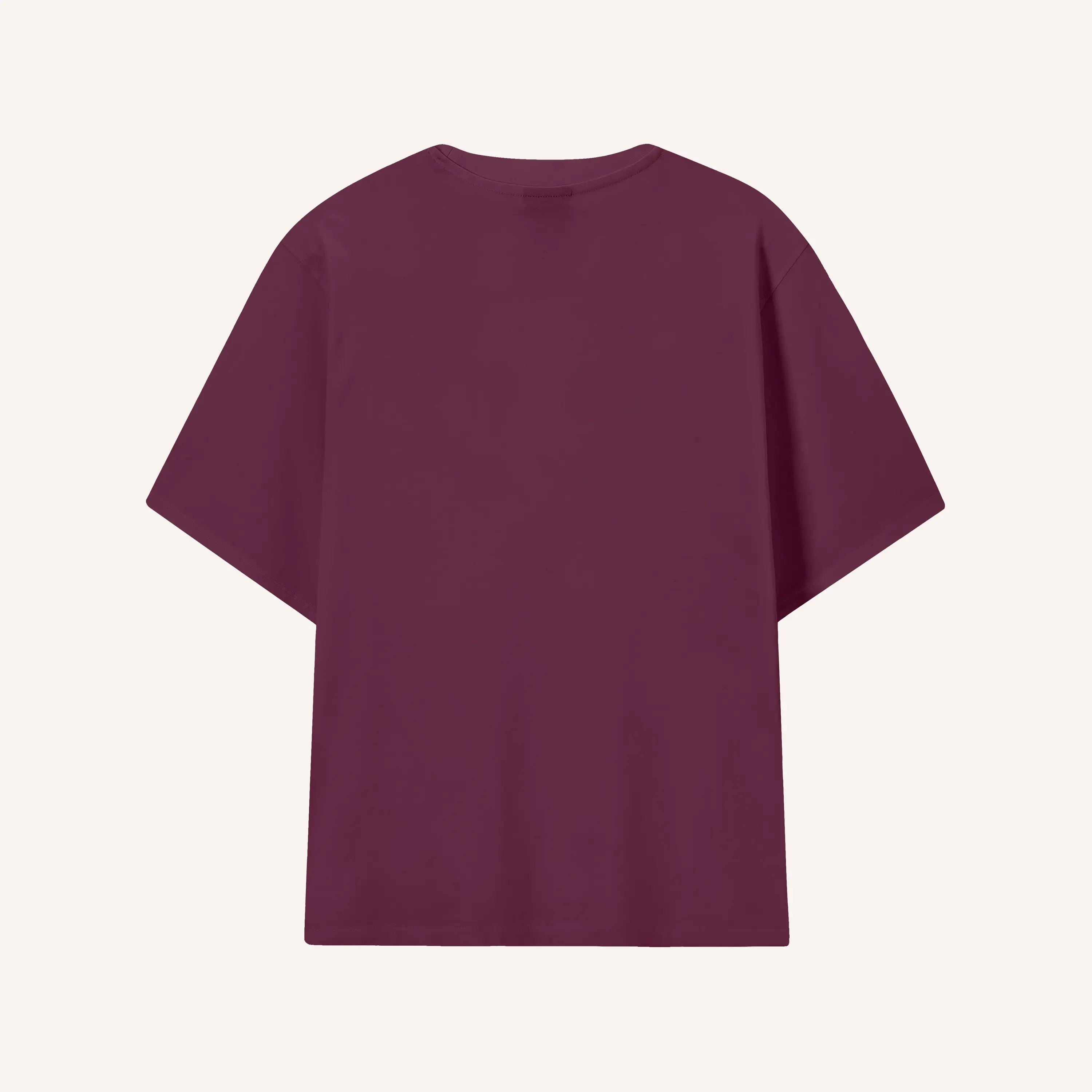 Camiseta Básica Logo Burdeos